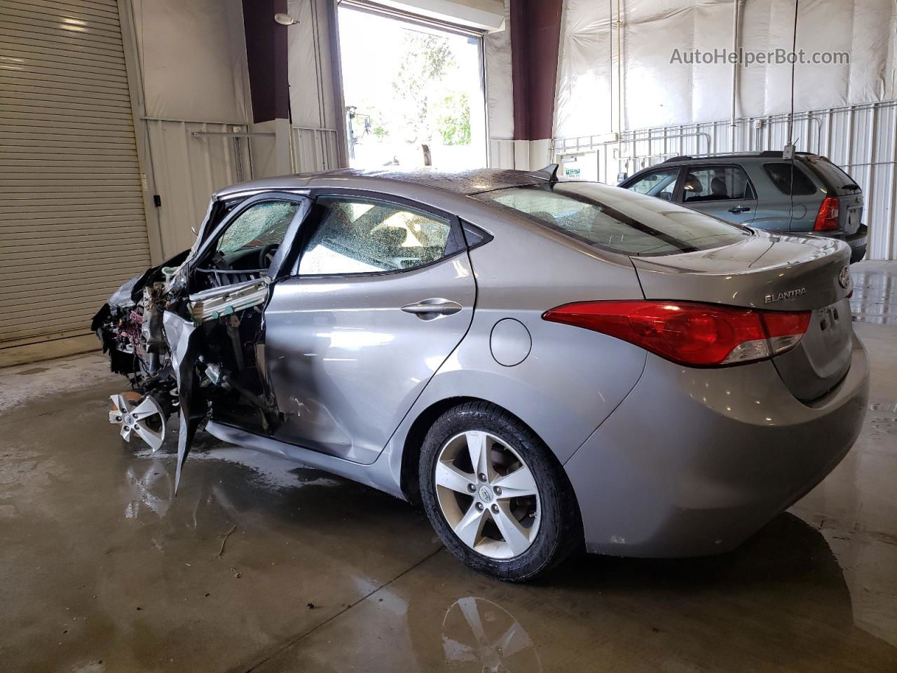 2012 Hyundai Elantra Gls Silver vin: KMHDH4AEXCU451764