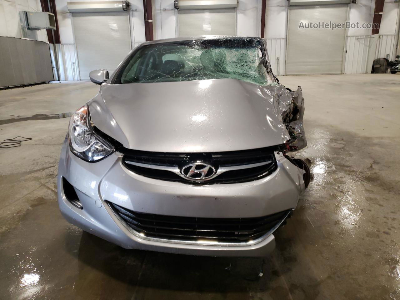 2012 Hyundai Elantra Gls Серебряный vin: KMHDH4AEXCU451764