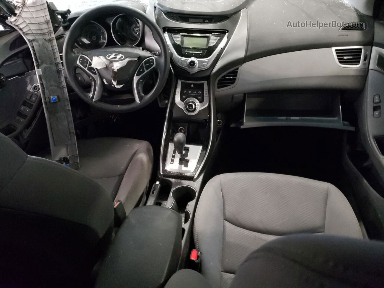 2012 Hyundai Elantra Gls Серебряный vin: KMHDH4AEXCU451764