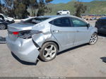 2013 Hyundai Elantra Limited Silver vin: KMHDH4AEXDU486323