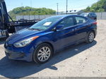 2013 Hyundai Elantra Gls Blue vin: KMHDH4AEXDU548478