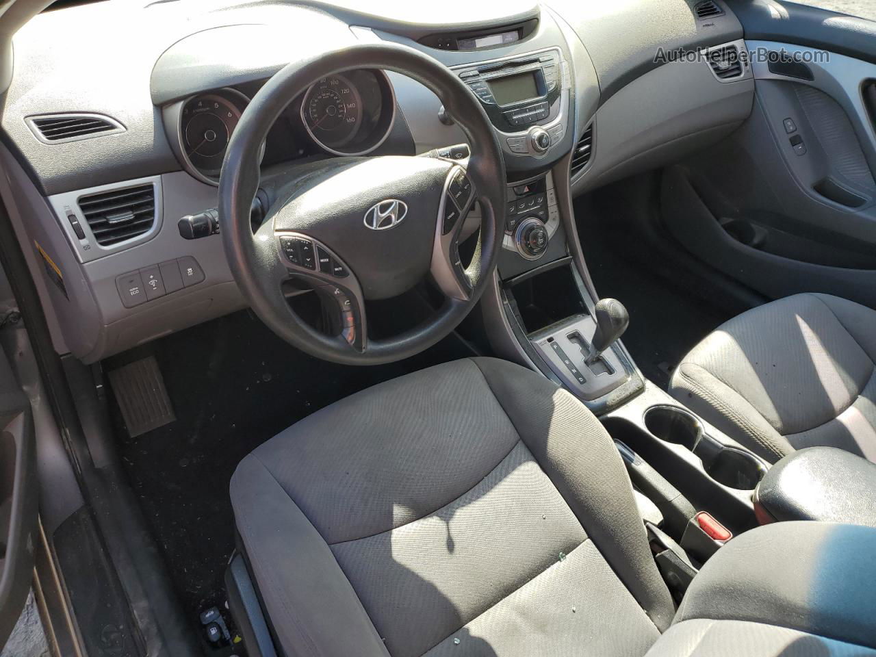 2013 Hyundai Elantra Gls Серый vin: KMHDH4AEXDU576670