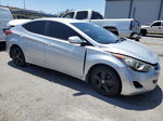 2013 Hyundai Elantra Gls Silver vin: KMHDH4AEXDU583893
