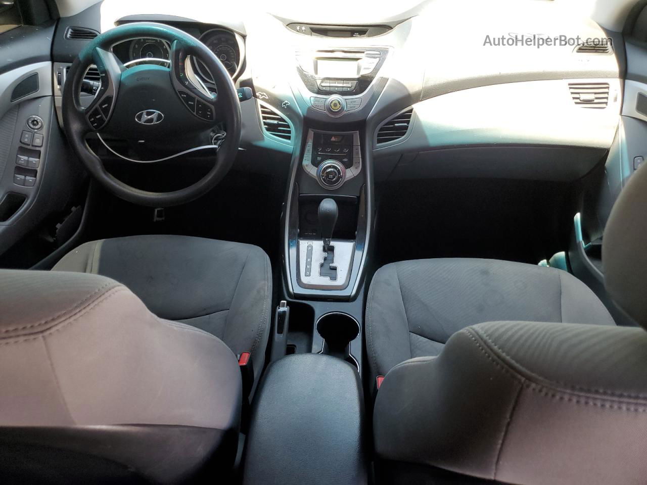 2013 Hyundai Elantra Gls Silver vin: KMHDH4AEXDU583893