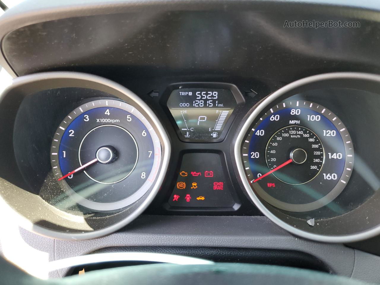 2013 Hyundai Elantra Gls Silver vin: KMHDH4AEXDU583893