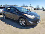 2013 Hyundai Elantra Gls Black vin: KMHDH4AEXDU680608