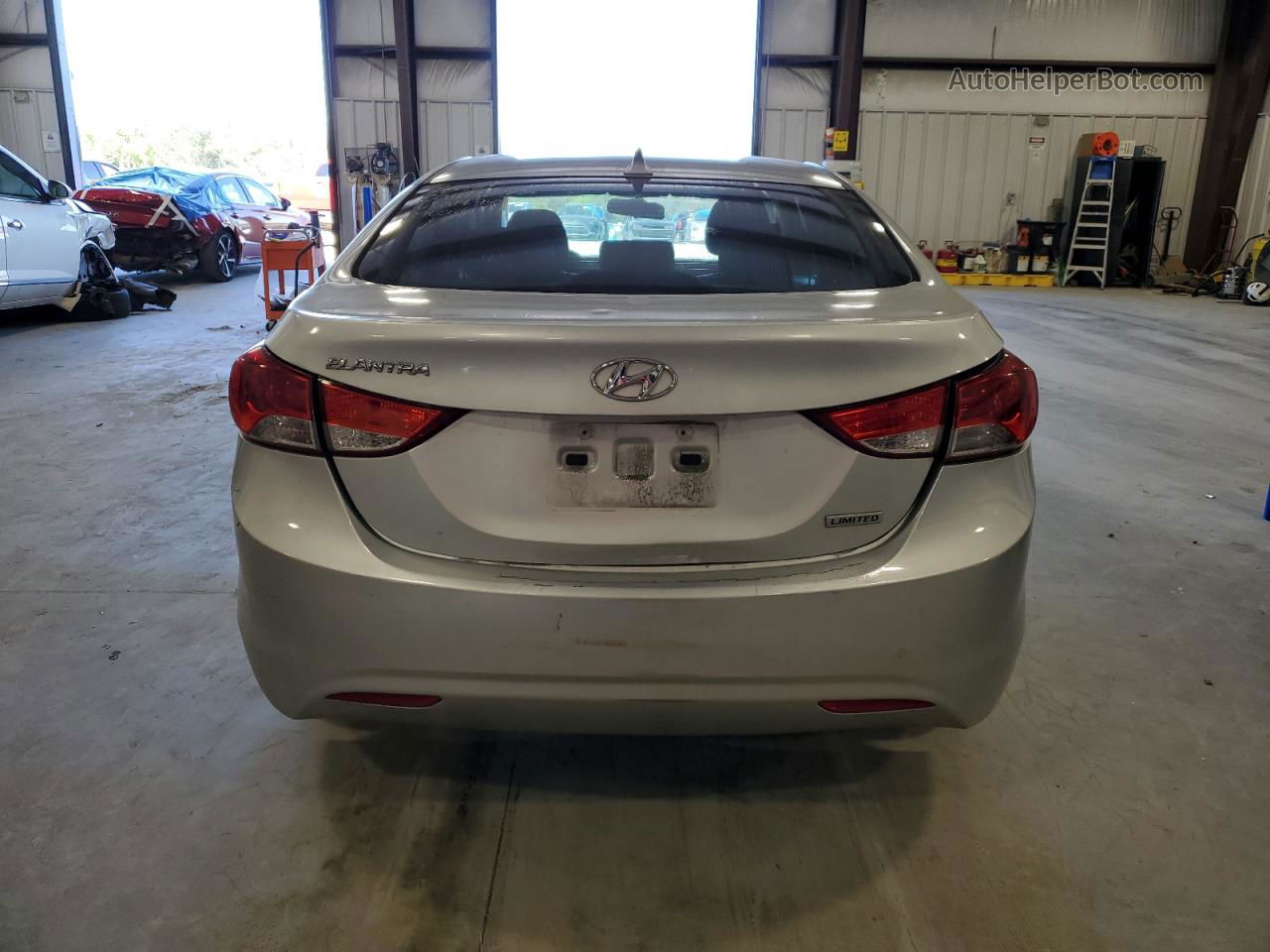 2013 Hyundai Elantra Gls Silver vin: KMHDH4AEXDU689499