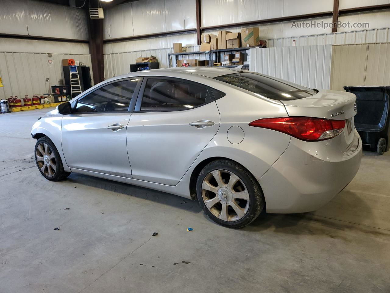 2013 Hyundai Elantra Gls Silver vin: KMHDH4AEXDU689499