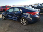 2013 Hyundai Elantra Gls Blue vin: KMHDH4AEXDU752424