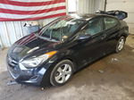 2013 Hyundai Elantra Gls Black vin: KMHDH4AEXDU784872