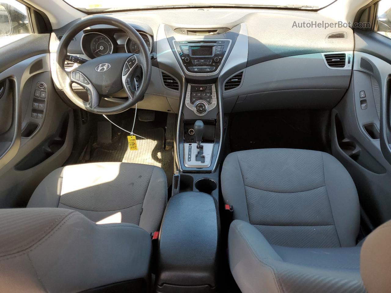 2013 Hyundai Elantra Gls Черный vin: KMHDH4AEXDU861305