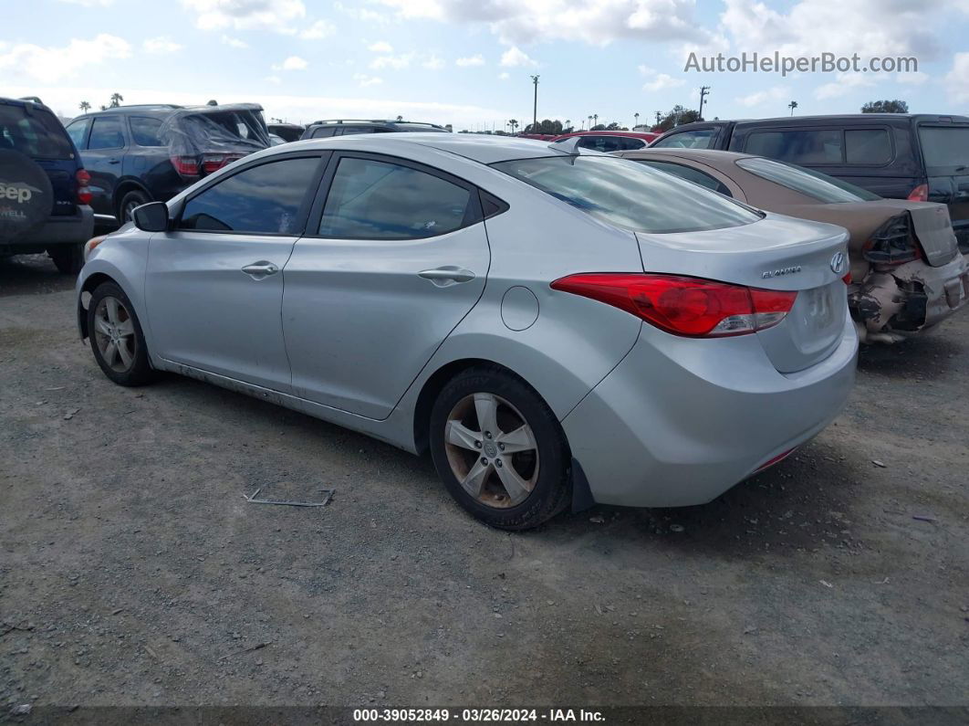 2013 Hyundai Elantra Gls Silver vin: KMHDH4AEXDU872921