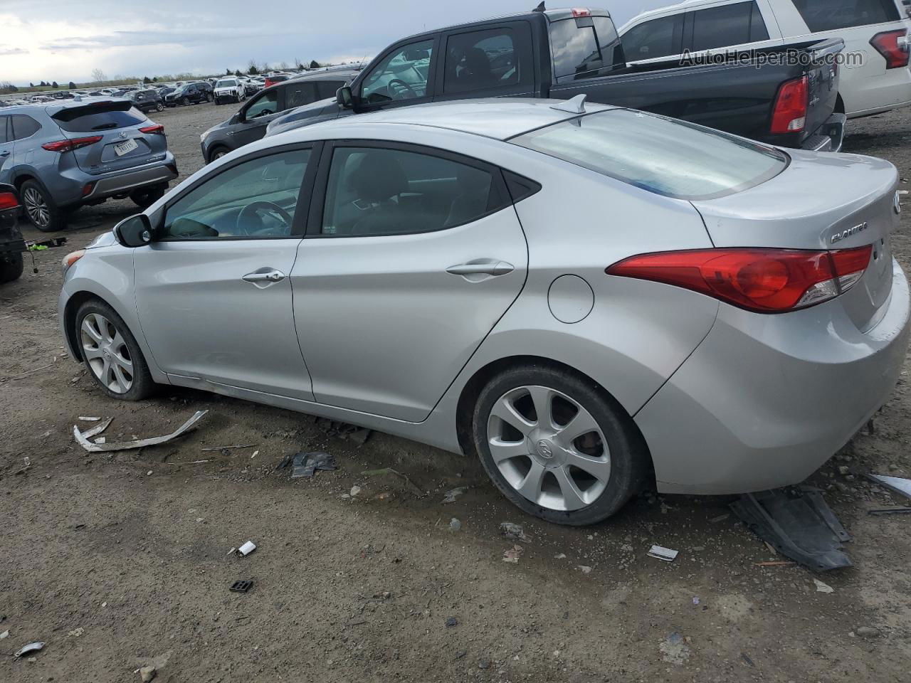 2013 Hyundai Elantra Gls Silver vin: KMHDH4AEXDU885622