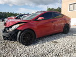 2013 Hyundai Elantra Gls Red vin: KMHDH4AEXDU947245