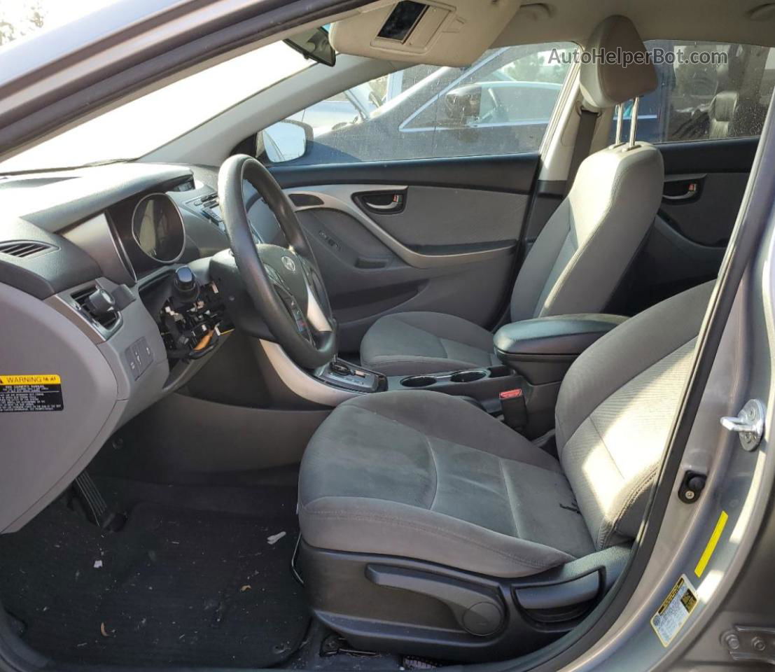 2013 Hyundai Elantra Gls Silver vin: KMHDH4AEXDU952087