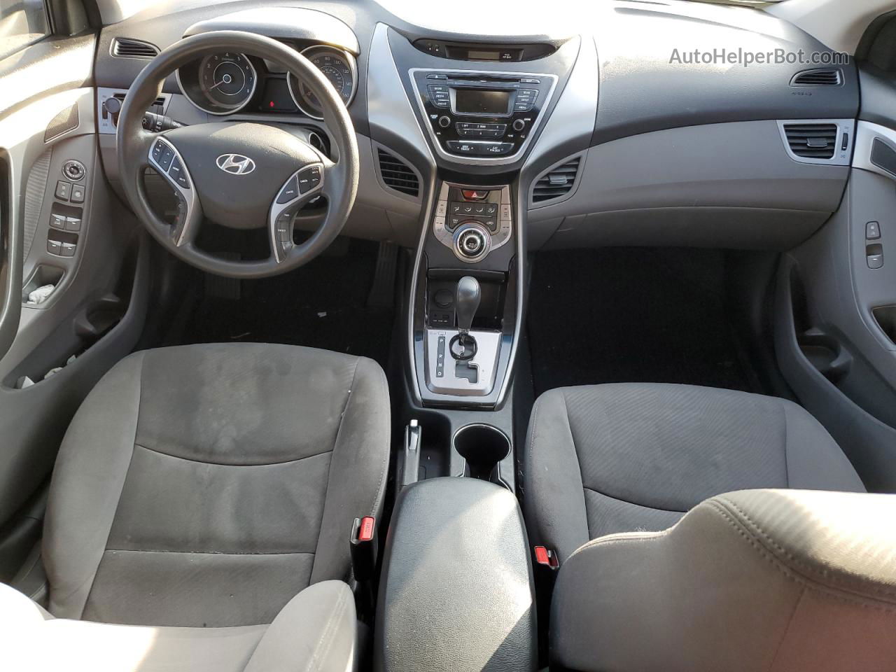 2013 Hyundai Elantra Gls Silver vin: KMHDH4AEXDU952087