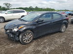 2014 Hyundai Elantra Se Black vin: KMHDH4AEXEU057037