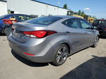 2014 Hyundai Elantra Se Gray vin: KMHDH4AEXEU061301