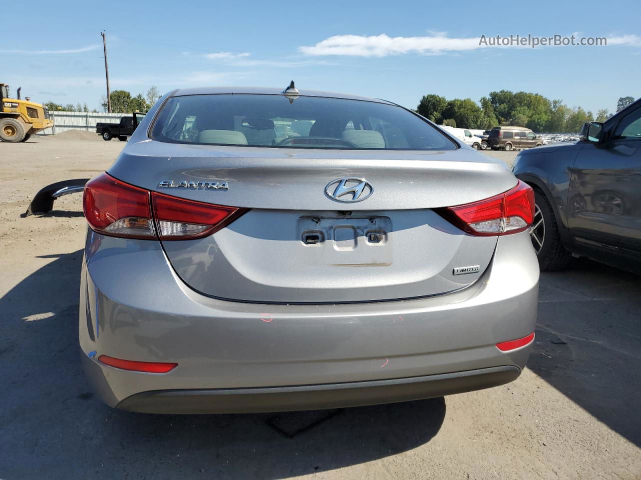 2014 Hyundai Elantra Se Серый vin: KMHDH4AEXEU061301