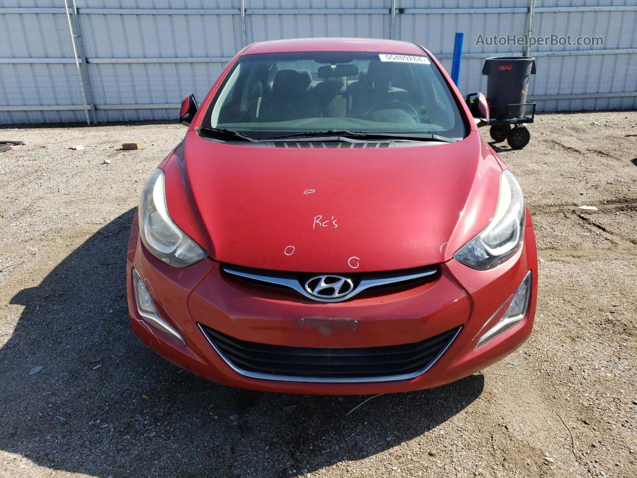 2014 Hyundai Elantra Se Красный vin: KMHDH4AEXEU094511