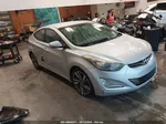 2014 Hyundai Elantra Limited Silver vin: KMHDH4AEXEU098882