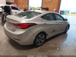 2014 Hyundai Elantra Limited Silver vin: KMHDH4AEXEU098882