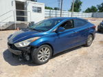 2014 Hyundai Elantra Se Blue vin: KMHDH4AEXEU184337