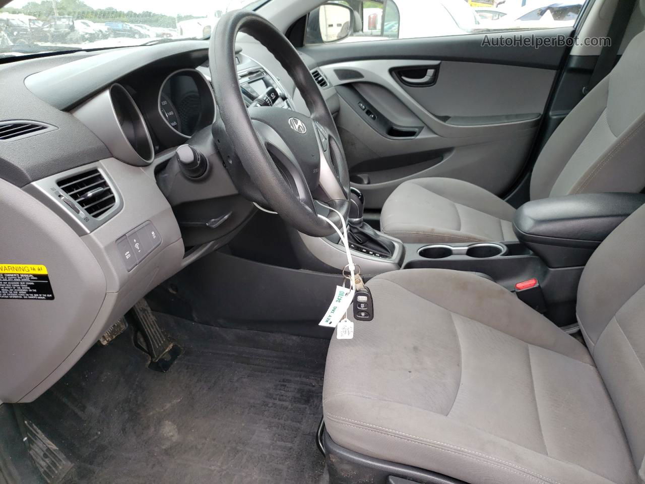 2014 Hyundai Elantra Se Синий vin: KMHDH4AEXEU194883