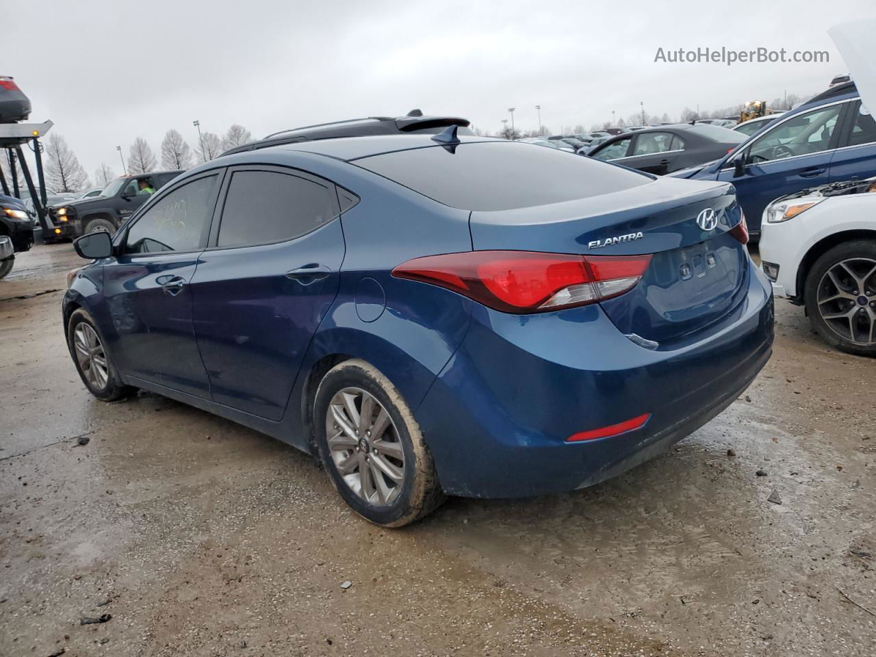 2016 Hyundai Elantra Se Blue vin: KMHDH4AEXGU502699