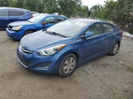 2016 Hyundai Elantra Se Синий vin: KMHDH4AEXGU524802