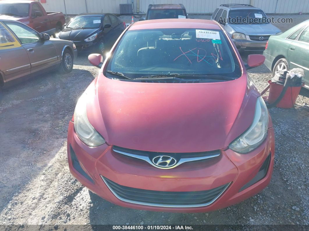 2016 Hyundai Elantra Se Maroon vin: KMHDH4AEXGU557329