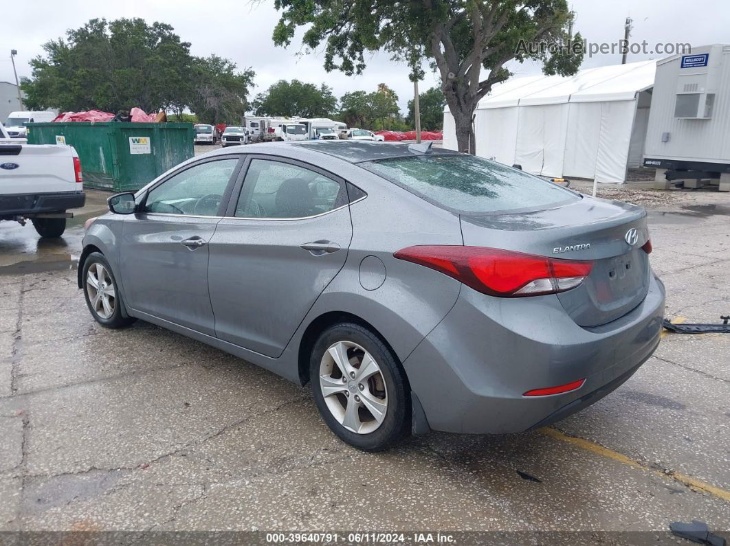 2016 Hyundai Elantra Value Edition Gray vin: KMHDH4AEXGU581596