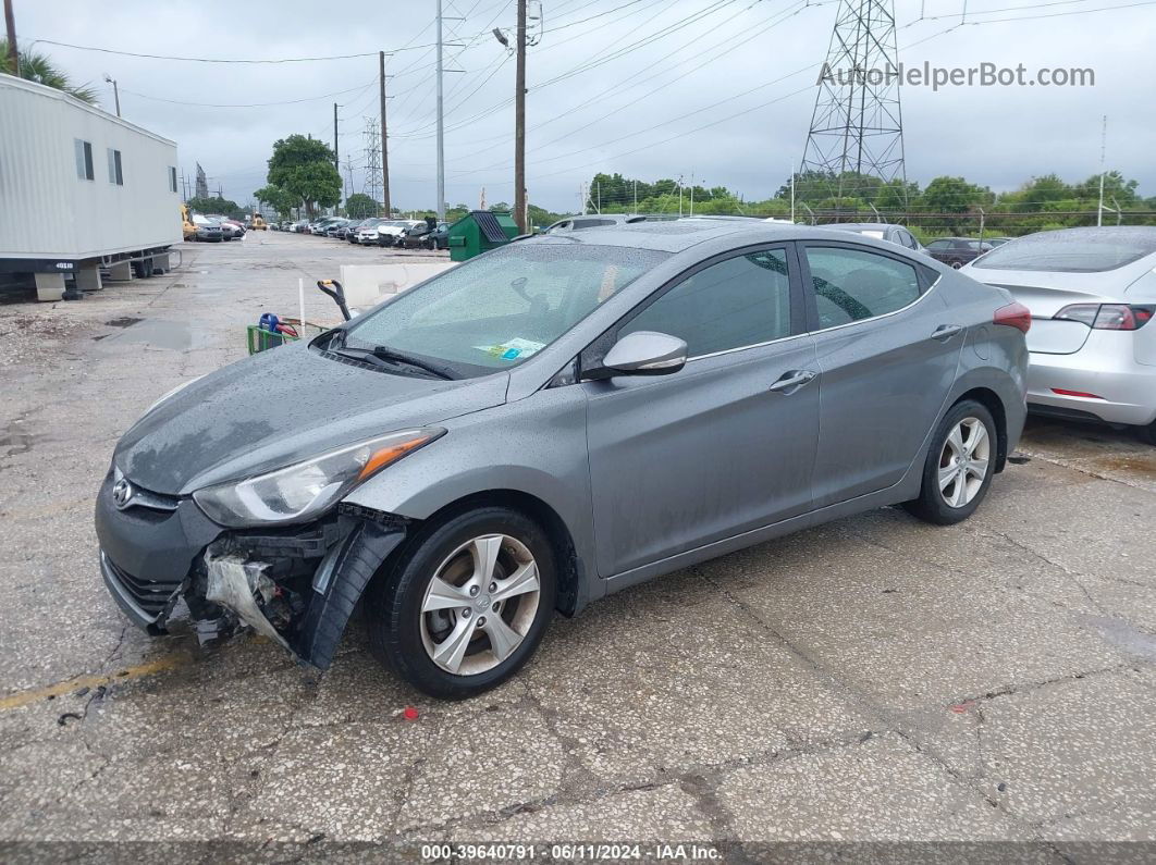 2016 Hyundai Elantra Value Edition Gray vin: KMHDH4AEXGU581596