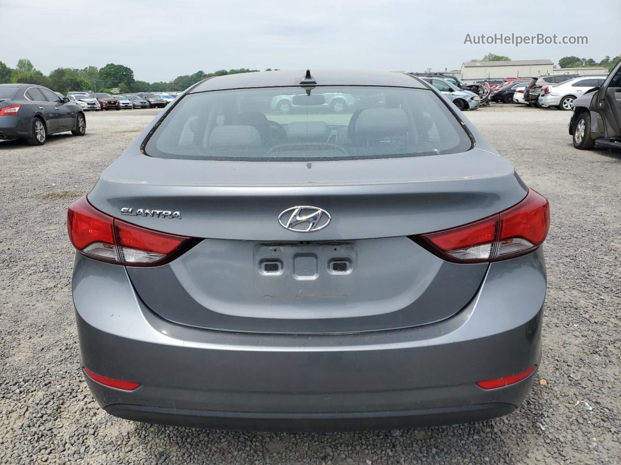 2016 Hyundai Elantra Se Серый vin: KMHDH4AEXGU588158