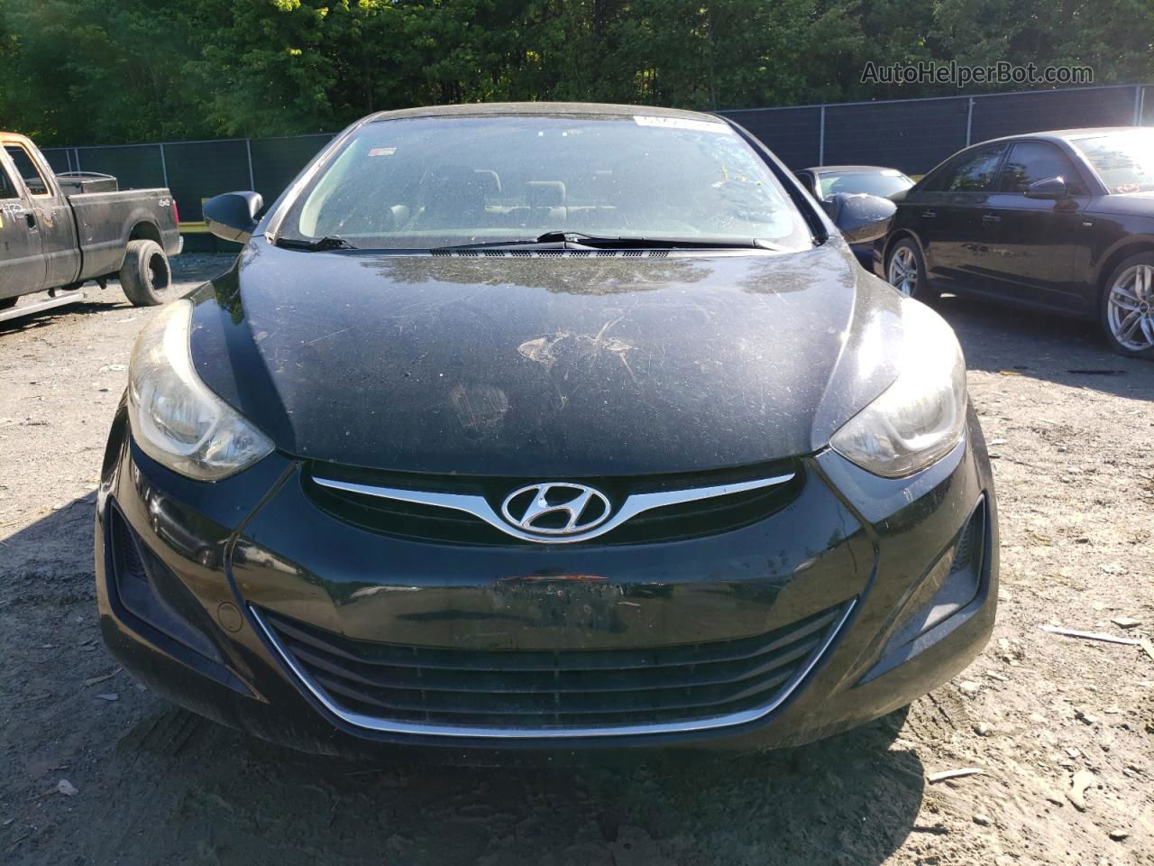 2016 Hyundai Elantra Se Black vin: KMHDH4AEXGU618582