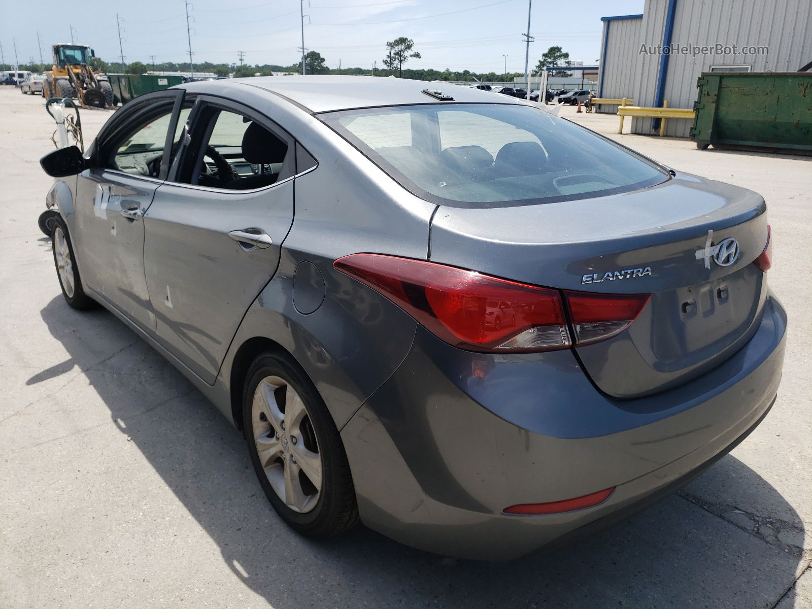 2016 Hyundai Elantra Se Серый vin: KMHDH4AEXGU624639