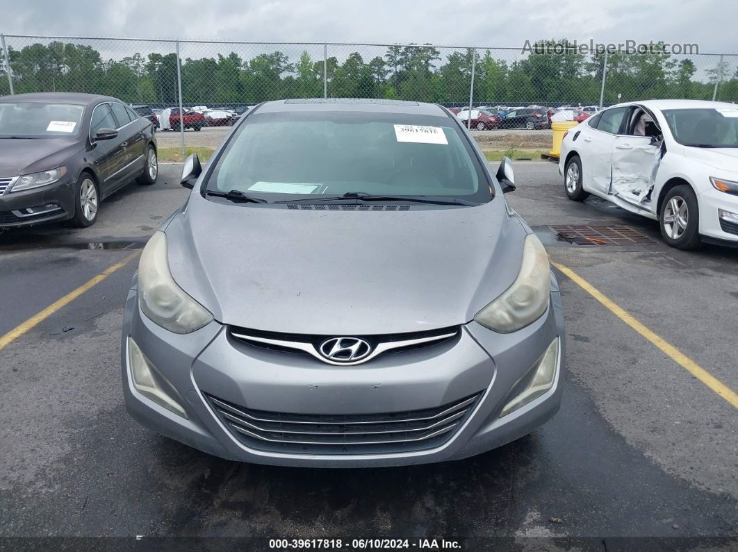 2014 Hyundai Elantra Sport Gray vin: KMHDH4AH0EU050558