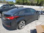 2014 Hyundai Elantra Se Black vin: KMHDH4AH1EU075727