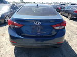 2014 Hyundai Elantra Se Blue vin: KMHDH4AH1EU148451