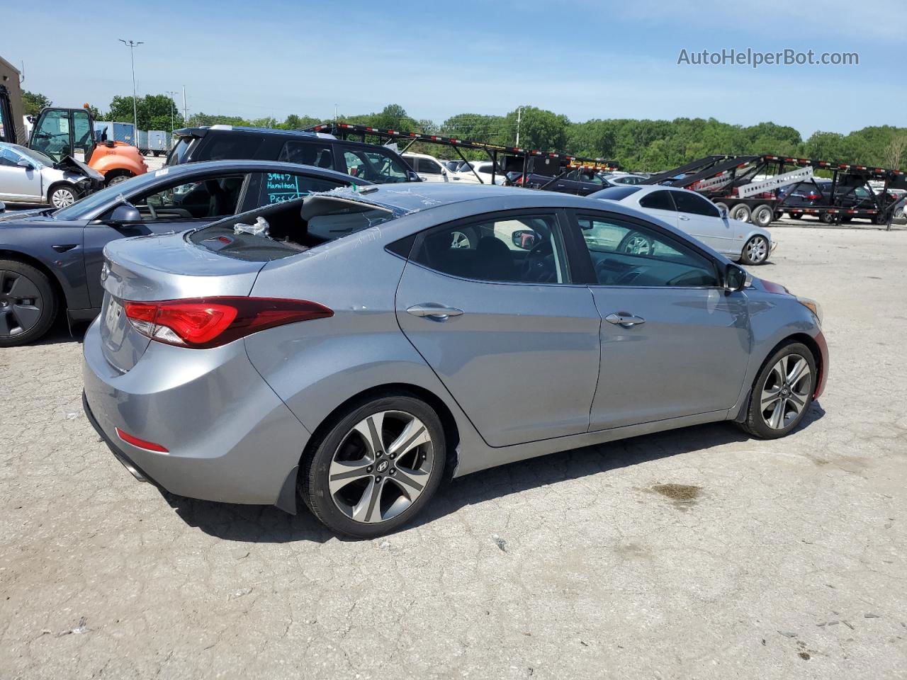 2016 Hyundai Elantra Se Silver vin: KMHDH4AH2GU534735