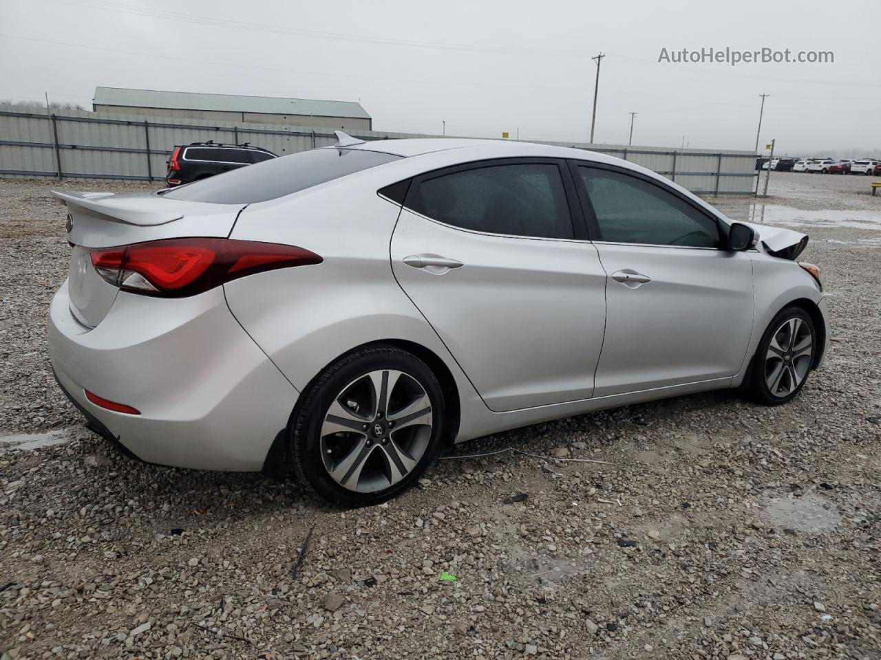 2016 Hyundai Elantra Se Silver vin: KMHDH4AH3GU523291