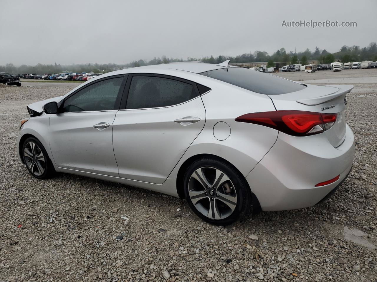 2016 Hyundai Elantra Se Серебряный vin: KMHDH4AH3GU523291