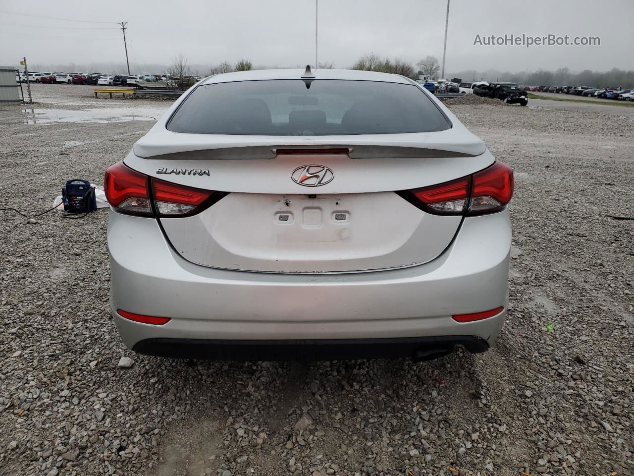 2016 Hyundai Elantra Se Серебряный vin: KMHDH4AH3GU523291