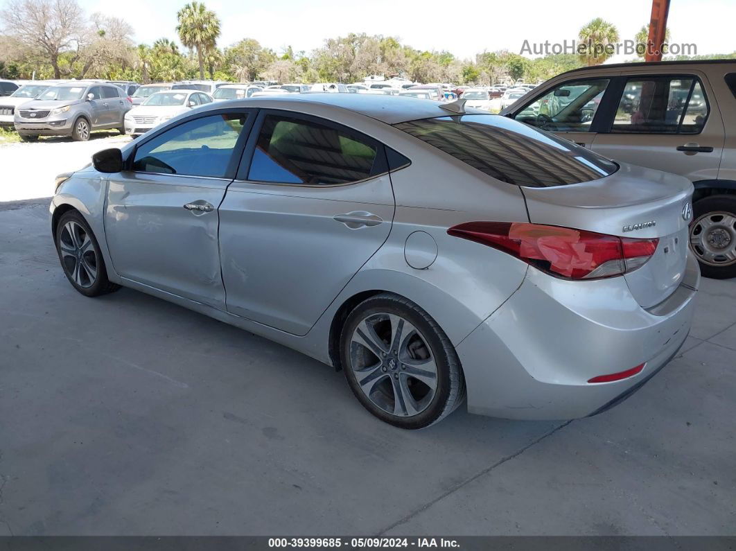 2014 Hyundai Elantra Sport Silver vin: KMHDH4AH4EU078279