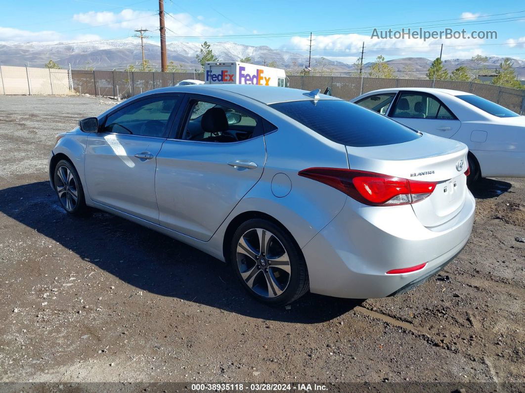 2014 Hyundai Elantra Sport Silver vin: KMHDH4AH4EU126329