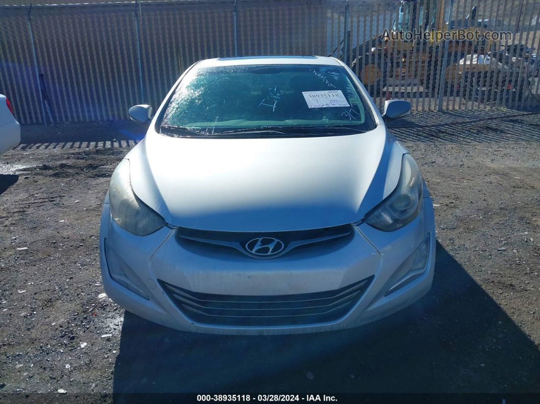 2014 Hyundai Elantra Sport Silver vin: KMHDH4AH4EU126329