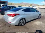 2014 Hyundai Elantra Sport Silver vin: KMHDH4AH4EU126329