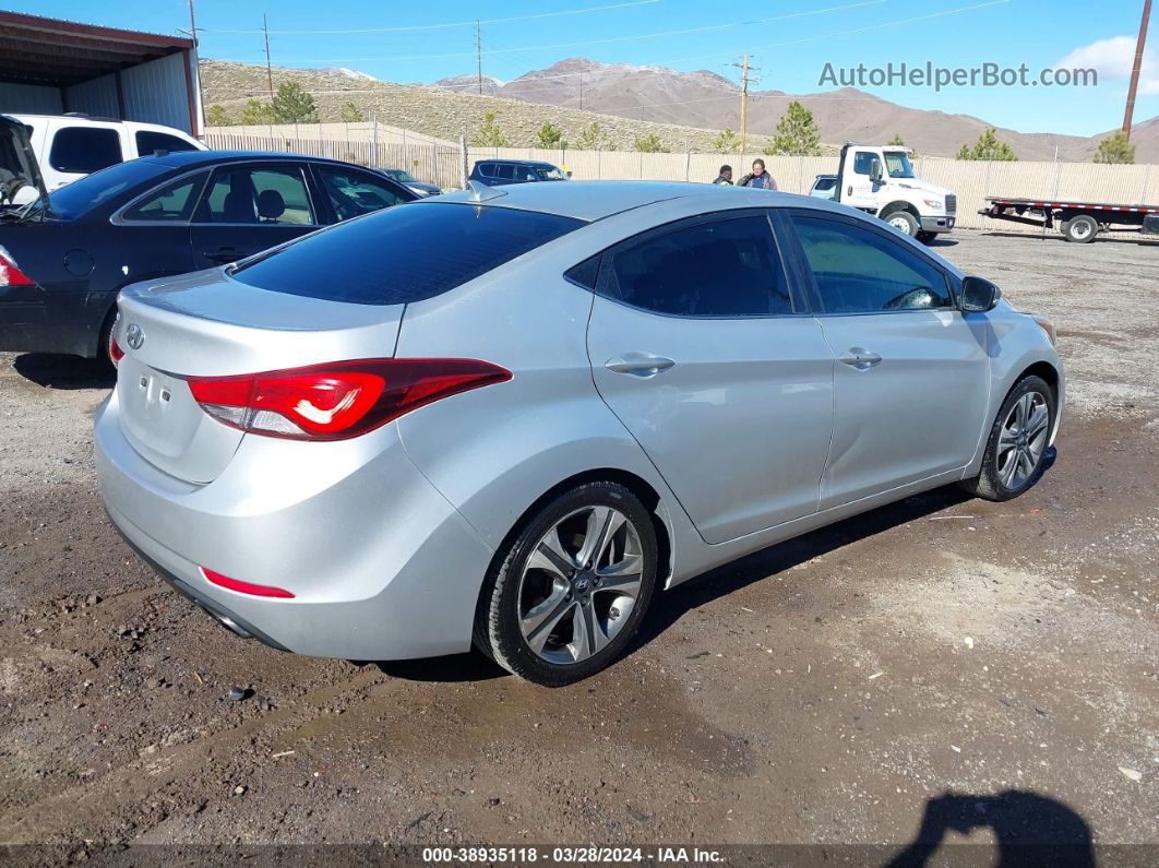 2014 Hyundai Elantra Sport Silver vin: KMHDH4AH4EU126329