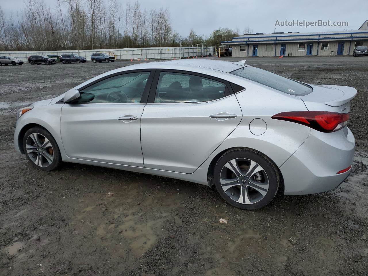 2015 Hyundai Elantra Se Silver vin: KMHDH4AH5FU249896