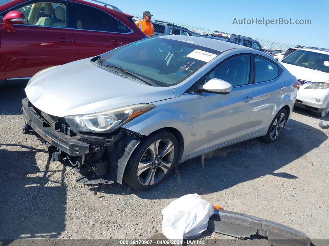 2016 Hyundai Elantra Sport Silver vin: KMHDH4AH5GU488981